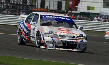 © Carl Jones / Octane Photographic Ltd. Silverstone Classic. Fujifilm Touring Car Trophy 1970-2000. 22nd July 2012. Rick Pearson, Nissan Primera. Digital Ref : 0415CJ7D1797