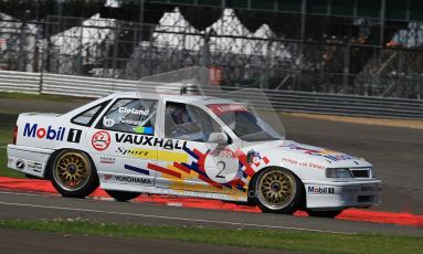 © Carl Jones / Octane Photographic Ltd. Silverstone Classic. Fujifilm Touring Car Trophy 1970-2000. 22nd July 2012. Jim Pocklington, Vauxhall Cavalier. Digital Ref : 0415CJ7D1892