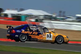 © Carl Jones / Octane Photographic Ltd. Silverstone Classic. Fujifilm Touring Car Trophy 1970-2000. 22nd July 2012. Alvin Powell, Ford Mondeo Prodrive. Digital Ref : 0415CJ7D1915