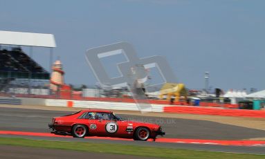 © Carl Jones / Octane Photographic Ltd. Silverstone Classic. Fujifilm Touring Car Trophy 1970-2000. 22nd July 2012. Richard Masters, Jaguar XJS.Digital Ref : 0415CJ7D1939