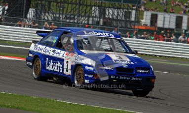 © Carl Jones / Octane Photographic Ltd. Silverstone Classic. Fujifilm Touring Car Trophy 1970-2000. 22nd July 2012. Paul Smith, Ford RS500. Digital Ref : 0415CJ7D2017