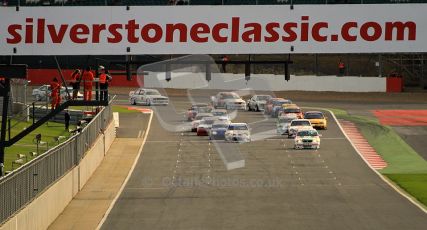 © Carl Jones / Octane Photographic Ltd. Silverstone Classic. Fujifilm Touring Car Trophy 1970-2000. The Start. 21st July 2012. Digital Ref : 0414CJ7D0530