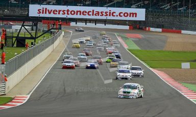 © Carl Jones / Octane Photographic Ltd. Silverstone Classic. Fujifilm Touring Car Trophy 1970-2000. The Start. 21st July 2012. Digital Ref : 0414CJ7D0572