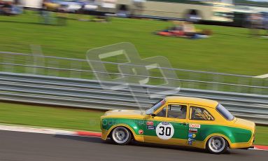 © Carl Jones / Octane Photographic Ltd. Silverstone Classic. Fujifilm Touring Car Trophy 1970-2000. Michael Bell, Ford Escort. 21st July 2012. Digital Ref : 0414CJ7D0732