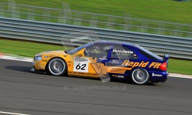 © Carl Jones / Octane Photographic Ltd. Silverstone Classic. Fujifilm Touring Car Trophy 1970-2000. Bernard Hogarth, Ford Prodrive Mondeo. 21st July 2012. Digital Ref : 0414CJ7D0793