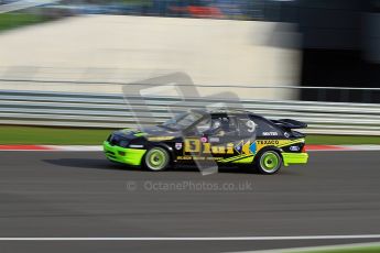 © Carl Jones / Octane Photographic Ltd. Silverstone Classic. Fujifilm Touring Car Trophy 1970-2000. Simon Garrad, Ford RS500. 21st July 2012. Digital Ref : 0414CJ7D1095