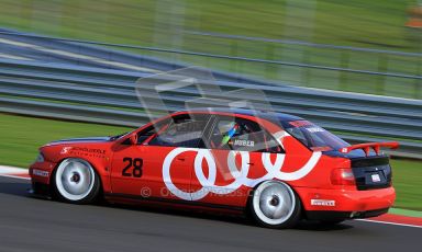 © Carl Jones / Octane Photographic Ltd. Silverstone Classic. Fujifilm Touring Car Trophy 1970-2000. Werner Huber, Audi A4. 21st July 2012. Digital Ref : 0414CJ7D1202