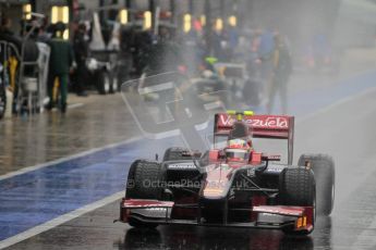 © 2012 Octane Photographic Ltd. British GP Silverstone - Friday 6th July 2012 - GP2 Practice - Venezuela GP Lazarus - Giancarlo Serenelli. Digital Ref : 0398lw1d2631