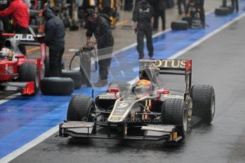 © 2012 Octane Photographic Ltd. British GP Silverstone - Friday 6th July 2012 - GP2 Qualifying - Lotus GP - James Calado. Digital Ref : 0399lw1d3081