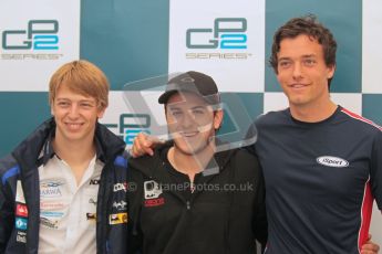 © 2012 Octane Photographic Ltd. British GP Silverstone - Friday 6th July 2012 - GP2 Qualifying - Johnny Cecotto, Fabio Leimer and Jolyon Palmer. Digital Ref :  0399lw1d3242