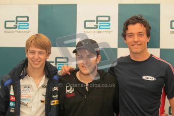 © 2012 Octane Photographic Ltd. British GP Silverstone - Friday 6th July 2012 - GP2 Qualifying -  Johnny Cecotto, Fabio Leimer and Jolyon Palmer. Digital Ref :  0399lw1d3247