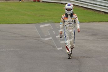 © 2012 Octane Photographic Ltd. British GP Silverstone - Sunday 8th July 2012 - GP2 Race 2 - Barwa Addax team - Johnny Cecotto walks back to the pits. Digital Ref : 0401lw7d7505