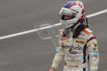 © 2012 Octane Photographic Ltd. British GP Silverstone - Sunday 8th July 2012 - GP2 Race 2 - Johnny Cecotto walks back to the pits. Digital Ref : 0401lw7d7513