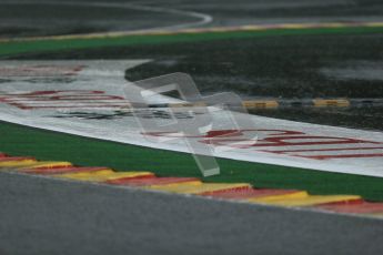 © 2012 Octane Photographic Ltd. Belgian GP Spa - Friday 31st August 2012 - F1 Practice 2. A very wet and empty track sums up most of the session . Digital Ref : 0483lw1d4782