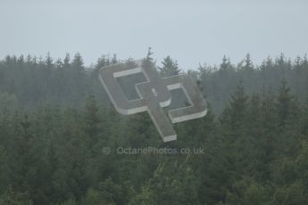 © 2012 Octane Photographic Ltd. Belgian GP Spa - Friday 31st August 2012 - F1 Practice 2. The rain and mist hangs in the surrounding forrest . Digital Ref : 0483lw1d4879