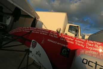 © Octane Photographic Ltd 2012. Formula Renault BARC - Sponsors of Kieran Vernon. Silverstone - Saturday 6th October 2012. Digital Reference: