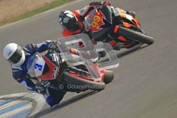 © Octane Photographic Ltd. Thundersport – Donington Park -  24th March 2012. RLRmotorsports.com 600 Sportsman Elite, Ian Mackman and Michael Robertson. Digital ref : 0260cb7d3526