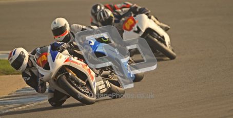 © Octane Photographic Ltd. Thundersport – Donington Park - 24th March 2012. RLRmotorsports.com 600 Sportsman Elite, Curtis Wright, Jordan Watling and Paul Wishart. Digital ref : 0260cb7d3529