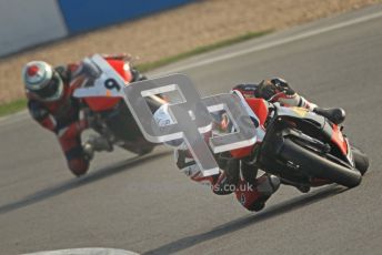 © Octane Photographic Ltd. Thundersport – Donington Park - 24th March 2012. Aprillia RRV450GP Challenge, Tom Oliver and Ben Luxton. Digital ref : 0259cb7d3199