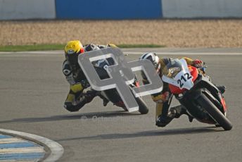 © Octane Photographic Ltd. Thundersport – Donington Park - 24th March 2012. Aprillia RRV450GP Challenge, Russel Brown and Acea Webb. Digital ref : 0259cb7d3210