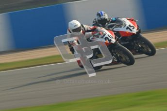 © Octane Photographic Ltd. Thundersport – Donington Park - 24th March 2012. Aprillia RRV450GP Challenge, Tom Oliver and Bradley Jones. Digital ref : 0259cb7d3298