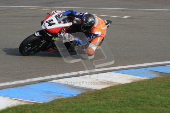 © Octane Photographic Ltd. Thundersport – Donington Park - 24th March 2012. Aprillia RRV450GP Challenge, Sam Cox. Digital ref : 0259lw7d3068