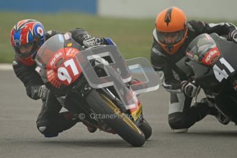© Octane Photographic Ltd. Thundersport – Donington Park - 24th March 2012. Aprillia Superteens, Bradley Perie and Milo Ward. Digital ref : 0252cb7d1451