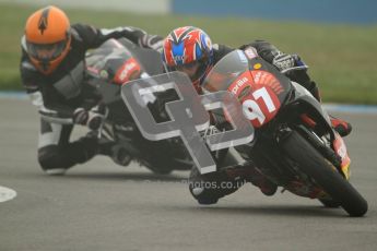 © Octane Photographic Ltd. Thundersport – Donington Park - 24th March 2012. Aprillia Superteens, Bradley Perie and Milo Ward. Digital ref : 0252cb7d1505