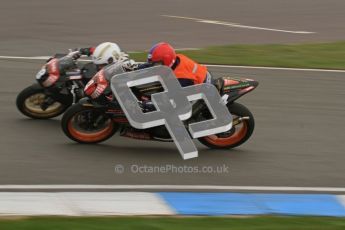 © Octane Photographic Ltd. Thundersport – Donington Park - 24th March 2012. Aprillia Superteens, Louis Valleley and Lewis Rollo. Digital ref : 0252lw7d0225