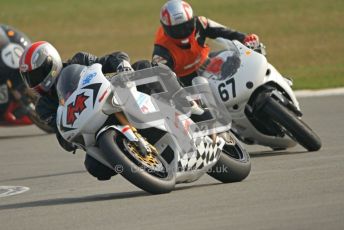 © Octane Photographic Ltd. Thundersport – Donington Park -  24th March 2012. RST Motorcycle Clothing Golden Era Superbikes, Andrew Duncan and Matt Wildee. Digital ref : 0257cb7d2799