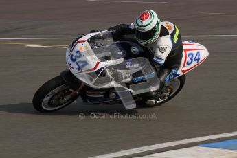 © Octane Photographic Ltd. Thundersport – Donington Park -  24th March 2012. RST Motorcycle Clothing Golden Era Superbikes, Chris Matthews. Digital ref : 0257lw7d2246