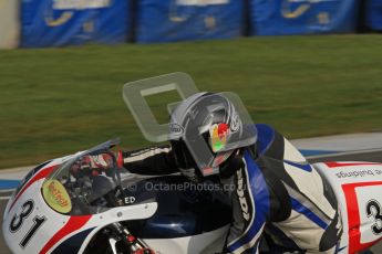 © Octane Photographic Ltd. Thundersport – Donington Park -  24th March 2012. RST Motorcycle Clothing Golden Era Superbikes, Ed Godfrey. Digital ref : 0257lw7d2316