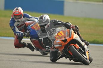 © Octane Photographic Ltd. Thundersport – Donington Park -  24th March 2012. HMT Racing Pre-National Sport 600, Ryan Peters and Gary Hignett. Digital ref : 0255cb7d2225