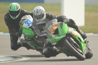 © Octane Photographic Ltd. Thundersport – Donington Park - 24th March 2012. HMT Racing Pre-National Sport 600, Michael Golden and Mark Burditt. Digital ref : 0255cb7d2316