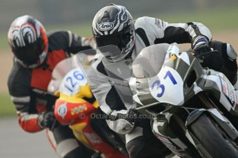 © Octane Photographic Ltd. Thundersport – Donington Park - 24th March 2012. HMT Racing Pre-National Sport 600, Colin Wilson and Dean Young. Digital ref : 0255cb7d2365
