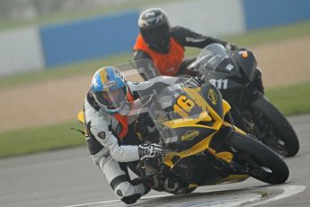 © Octane Photographic Ltd. Thundersport – Donington Park - 24th March 2012. HMT Racing Pre-National Sport 600, Daniel Ingham and Ryan Peters. Digital ref : 0255cb7d2386