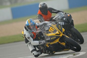 © Octane Photographic Ltd. Thundersport – Donington Park -  24th March 2012. HMT Racing Pre-National Sport 600, Daniel Ingham and Ryan Peters. Digital ref : 0255cb7d2386