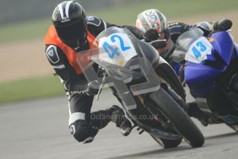 © Octane Photographic Ltd. Thundersport – Donington Park -  24th March 2012. HMT Racing Pre-National Sport 600, Ben Murphy and Chris Wilkinson. Digital ref : 0255cb7d2418