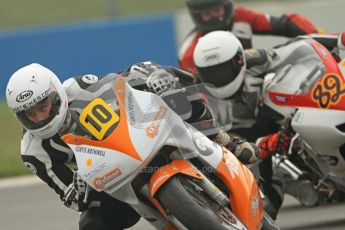 © Octane Photographic Ltd. Thundersport – Donington Park - 24th March 2012. Doodson Motorsport Supertwins & F400, Curtos Rothwell and Lewis Osler. Digital ref : 0254cb7d1836