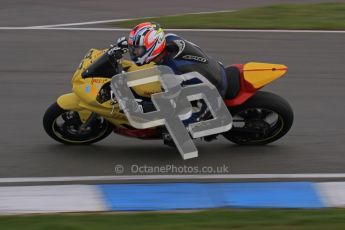 © Octane Photographic Ltd. Thundersport – Donington Park - 24th March 2012. Doodson Motorsport Supertwins & F400, Dale Thomas. Digital ref : 0254lw7d1239