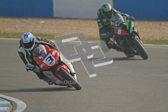 © Octane Photographic Ltd. Thundersport – Donington Park - 24th March 2012. Morello Services Thundersport GP1 / Superstock 1000, Adrian Clark and Daniel Hegarty. Digital ref : 0258cb7d3122