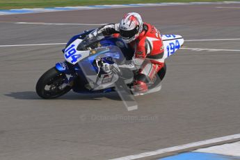 © Octane Photographic Ltd. Thundersport – Donington Park - 24th March 2012. Morello Services Thundersport GP1 / Superstock 1000, Bill Callister. Digital ref : 0258lw7d2495