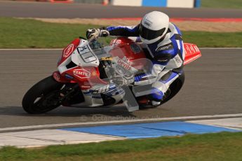 © Octane Photographic Ltd. Thundersport – Donington Park - 24th March 2012. Morello Services Thundersport GP1 / Superstock 1000, Ian Mackman. Digital ref : 0258lw7d2713