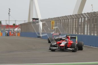 © 2012 Octane Photographic Ltd. European GP Valencia - Friday 22nd June 2012 - F1 Practice 1. Marussia MR01 - Charles Pic. Digital Ref : 0367lw7d9855