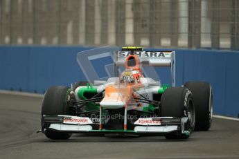 © 2012 Octane Photographic Ltd. European GP Valencia - Friday 22nd June 2012 - F1 Practice 1. Force India VJM05 - Jules Bianchi. Digital Ref : 0367lw1d2824