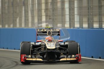 © 2012 Octane Photographic Ltd. European GP Valencia - Friday 22nd June 2012 - F1 Practice 1. Lotus E20 - Romain Grosjean. Digital Ref : 0367lw1d2836