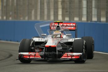 © 2012 Octane Photographic Ltd. European GP Valencia - Friday 22nd June 2012 - F1 Practice 1. McLaren MP4/27 - Lewis Hamilton. Digital Ref : 0367lw1d2870