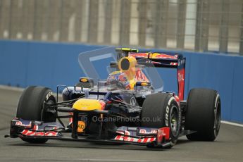© 2012 Octane Photographic Ltd. European GP Valencia - Friday 22nd June 2012 - F1 Practice 1. Red Bull RB8 - Mark Webber. Digital Ref : 0367lw1d2913