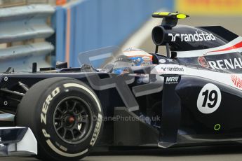 © 2012 Octane Photographic Ltd. European GP Valencia - Friday 22nd June 2012 - F1 Practice 1. Williams FW34 - Valtteri Bottas. Digital Ref : 0367lw1d2934