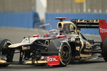 © 2012 Octane Photographic Ltd. European GP Valencia - Friday 22nd June 2012 - F1 Practice 1. Lotus E20 - Kimi Raikkonen. Digital Ref : 0367lw1d2972